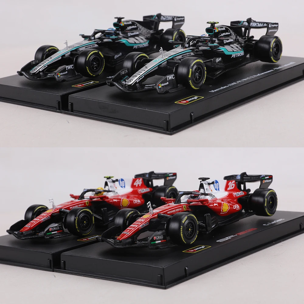 Burago 1:43 Formula 2026 Benz F1 W17/ Ferrari SF26 Racing Model Car