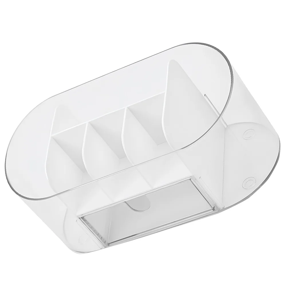 

Large Capacity Makeup Storage Box Desktop Organizer Cosmetics Display Case Brush Holder Eyeliner Desk Organizer