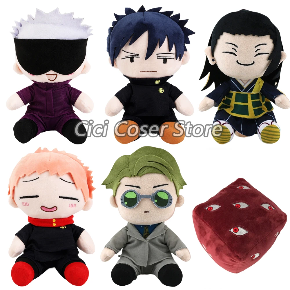 

Anime Itadori Yuji Fushiguro Megumi Toge Geto Suguru Gojo Satoru Cosplay Plush Doll Cute Cartoon Figures Stuffed Doll Party Gift