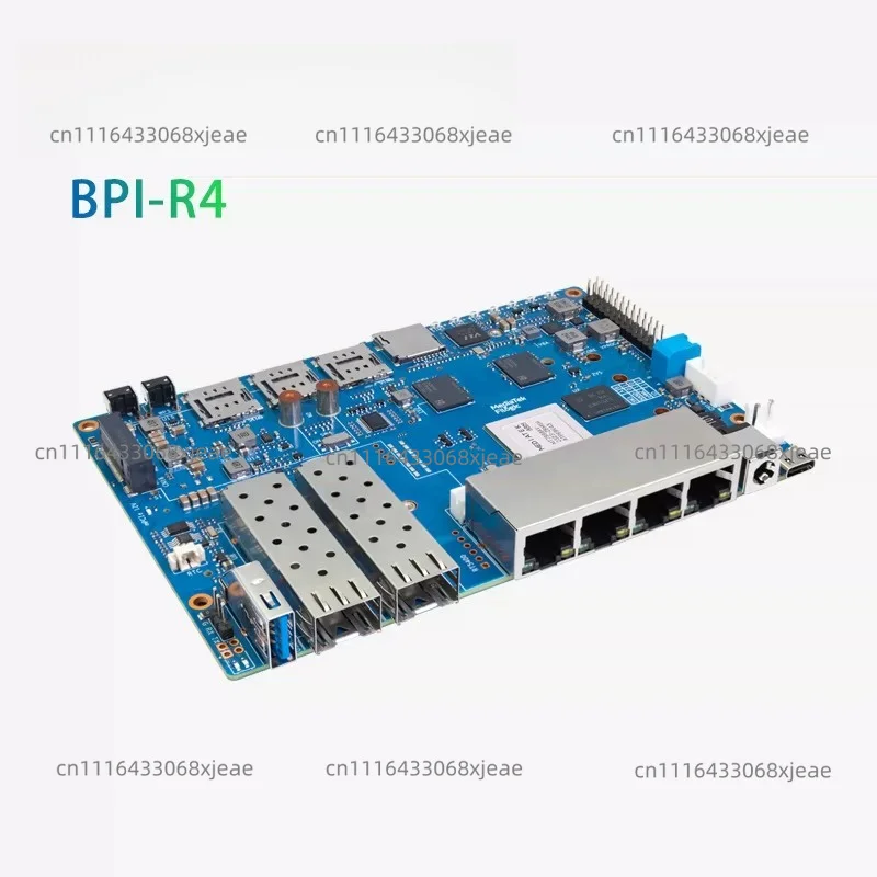 BPI-R4 high-performance development board with support for 2 SFP