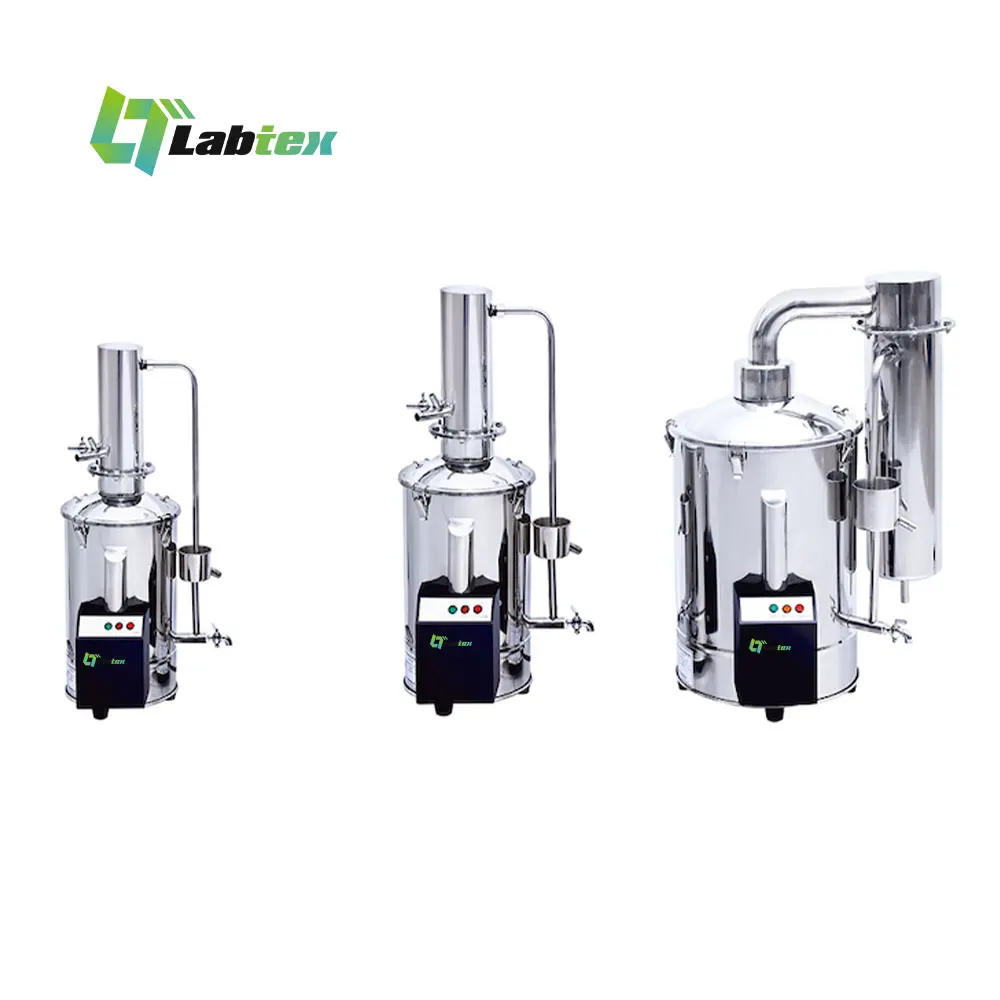 LABTEX Automatic Cuts off Control Water Distillation Apparatus Laboratory Distilled Water Machine 5L 10L 20L