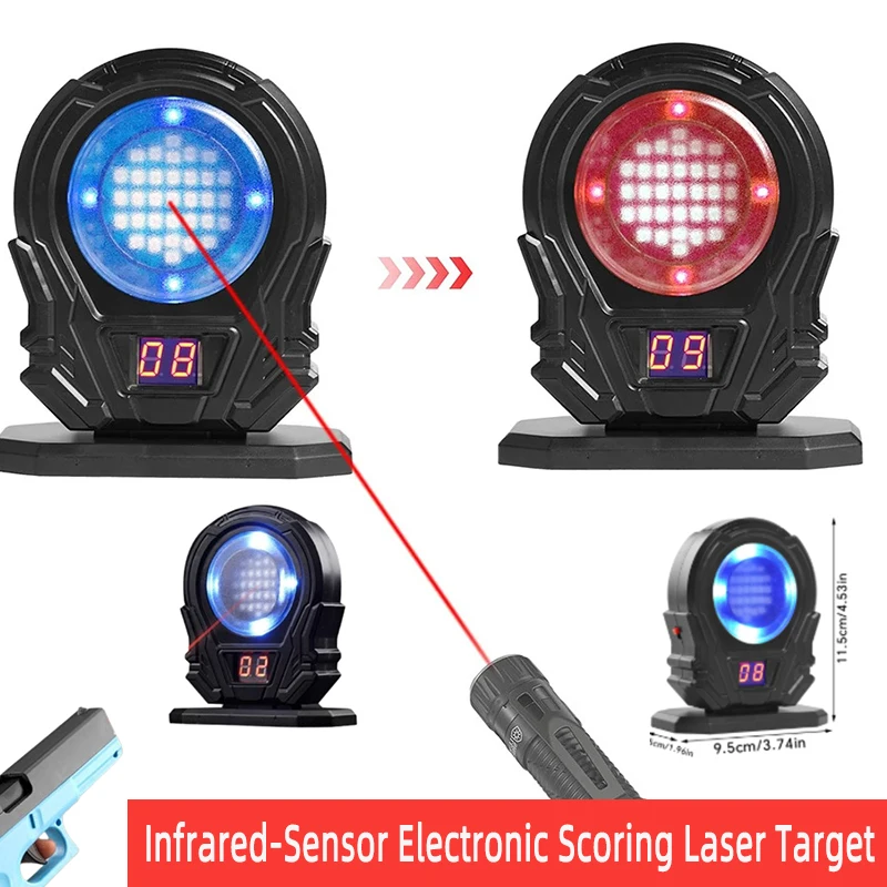 

O Electronic Scoring Laser Target Infrared Induction Auto Counting Dry Fire Training Shooting Game Toy