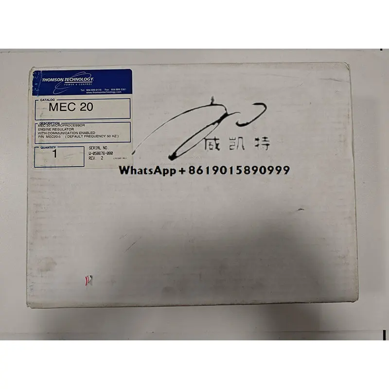 THOMSON Controller MEC20 Microprocessor Motorcontroller Dieselgenerator Controller Accessoires