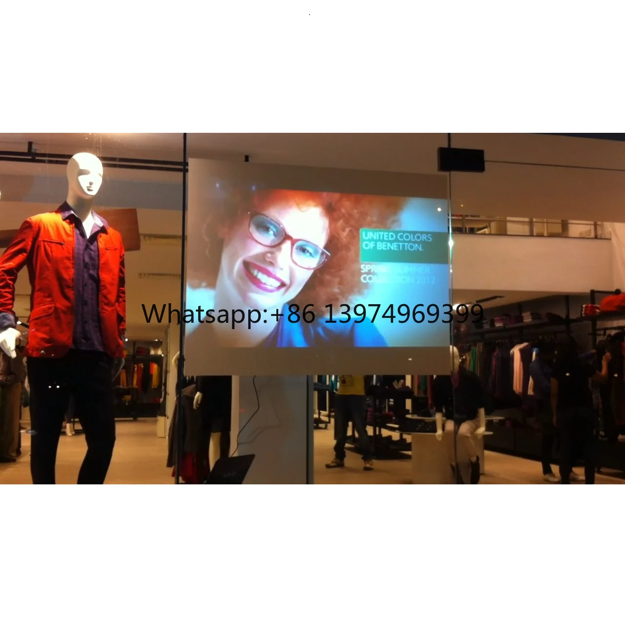 China Vikuiti Holographic Rear Projection Film High Contrast 1500:1 Grey Window Film 81% Transmittance for Indoor/Outdoor Use