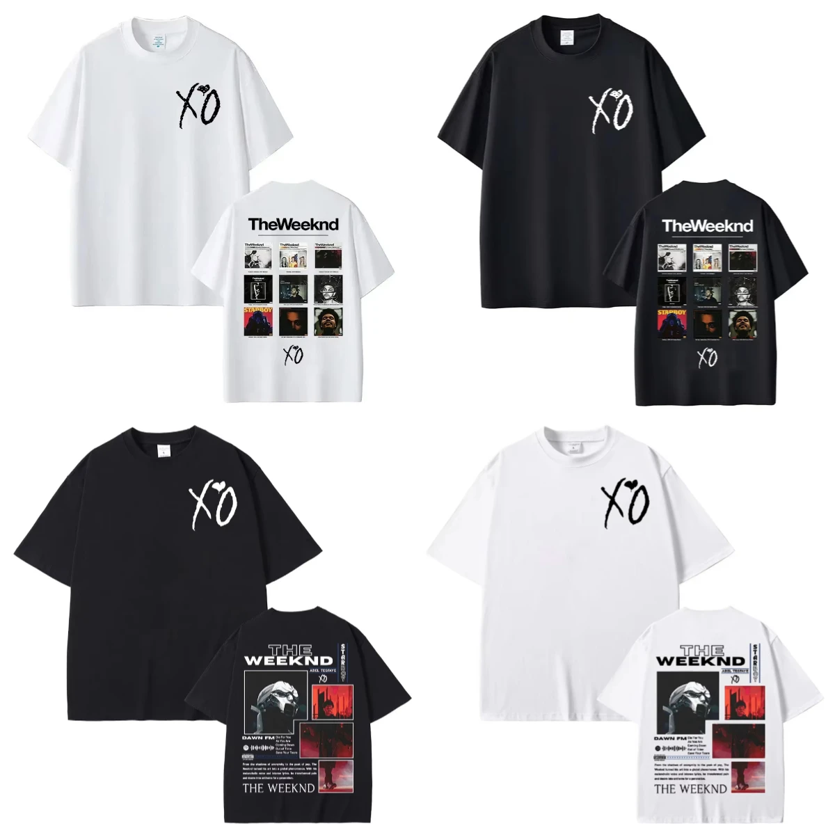 

Мужская одежда Рэпер The Weeknd Xo Album 2025 Графические футболки Женская мужская футболка в стиле хип-хоп Унисекс Винтажный стиль Одежда Футболки