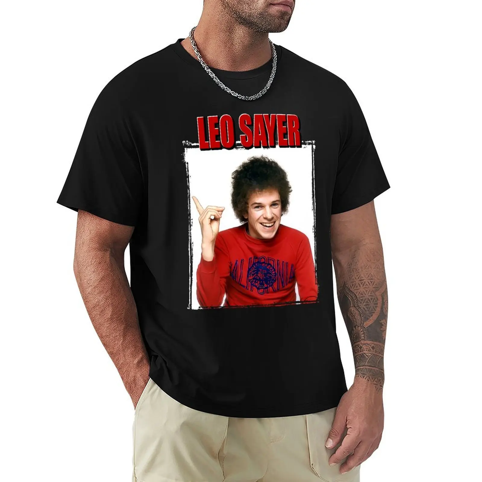 Camiseta Leo Sayer de talla grande que no se encoge