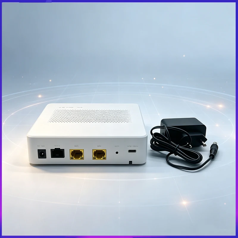 Mini GPON OLT 1 Port 10GE Uplink Fiber Optic Equipment FTTH Support VLAN Partition Cloud Managed Stable Signal Optical Line Term