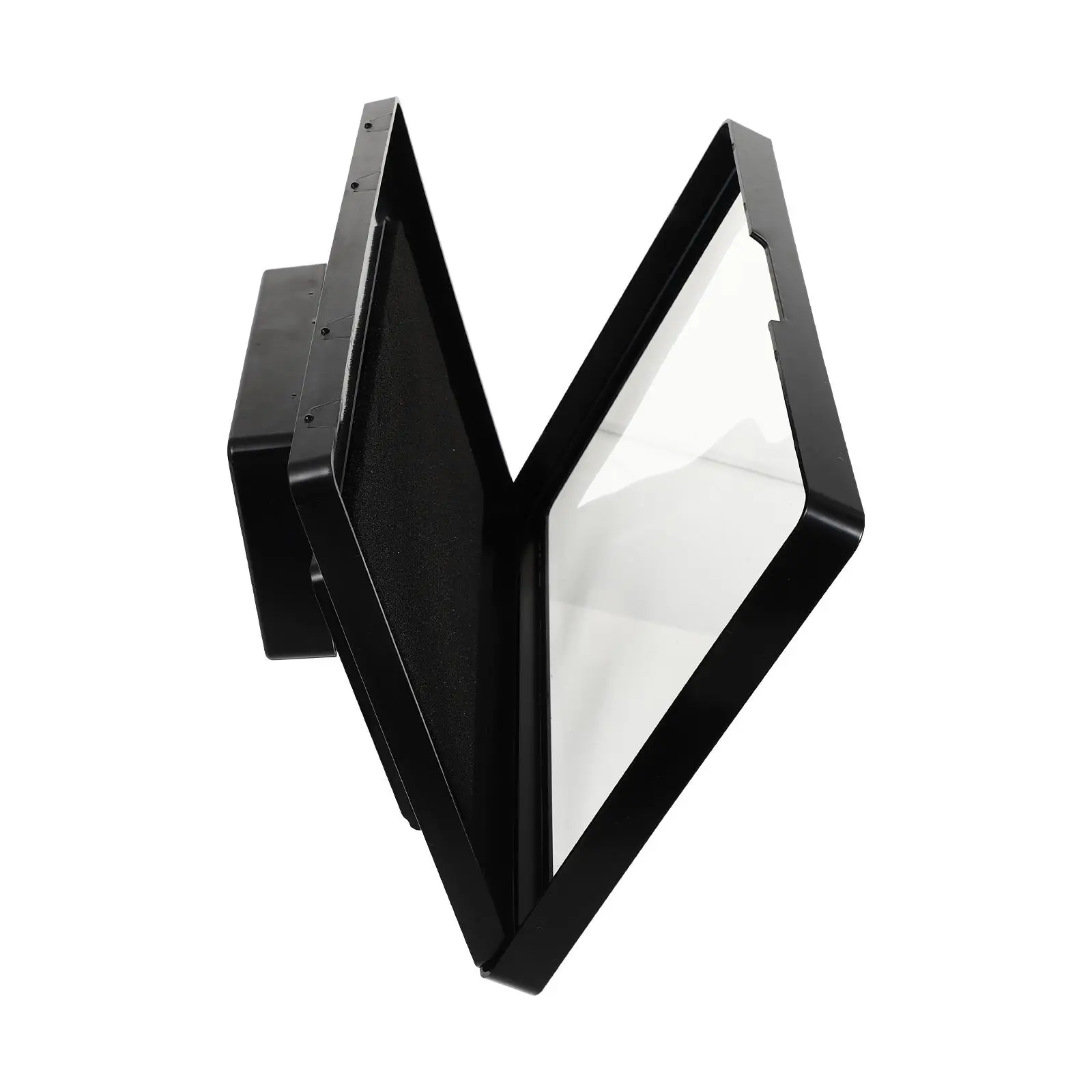 

Bathroom Tablet Holder Waterproof Anti Fog No Drilling Black Rotatable Wall Mount Shower StorageBracket 60Degree Tilt
