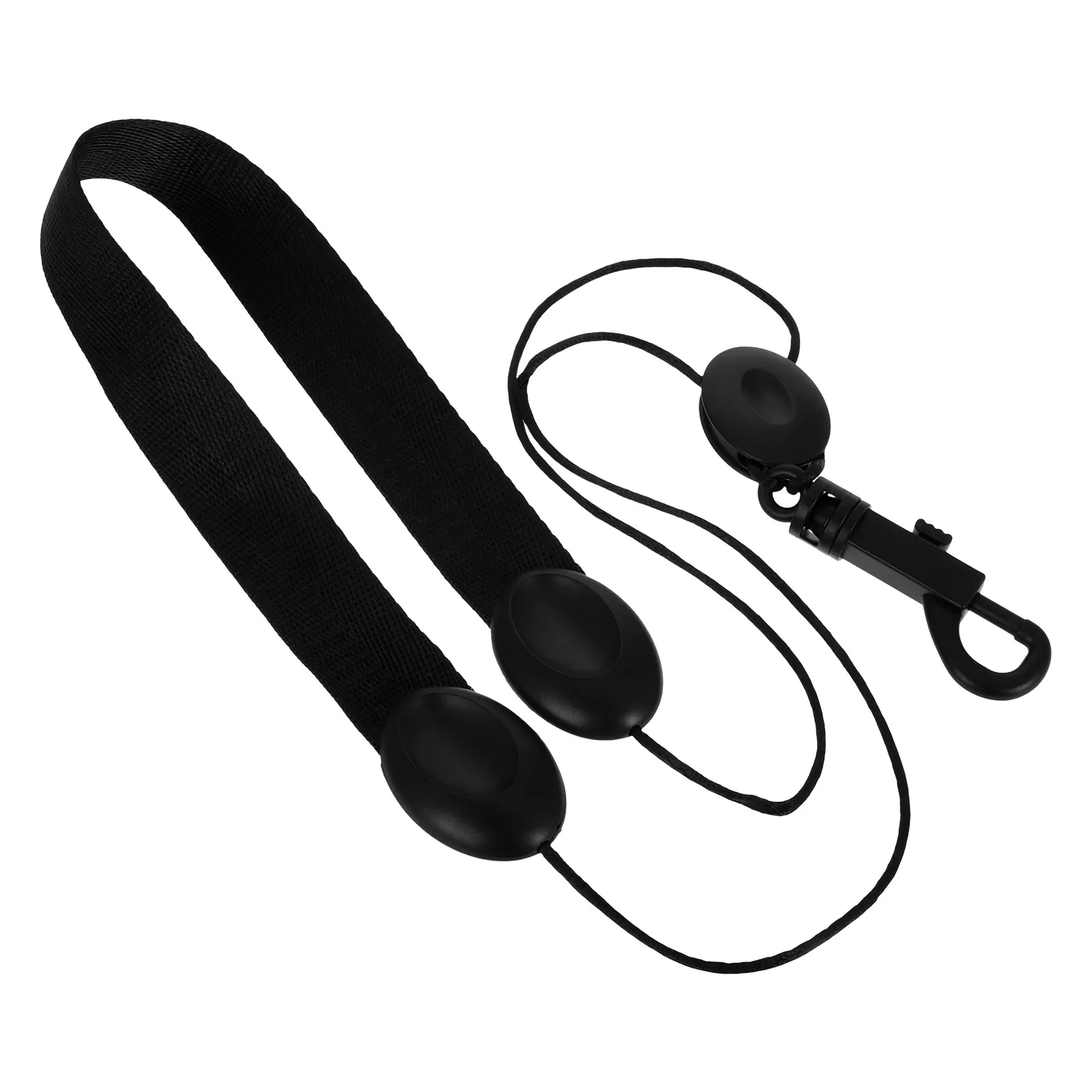

Clarinet Neck Strap Alto Sax Saxophone Padded Shoulder for Beginners Students Black Clip