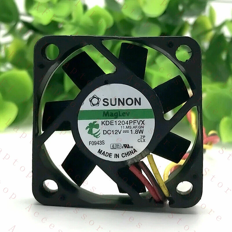 D  1PC KDE1204PFVX for SUNON Cooling Fan DC12V 1.8W 0.15A 40*40*10mm Maglev Switch New