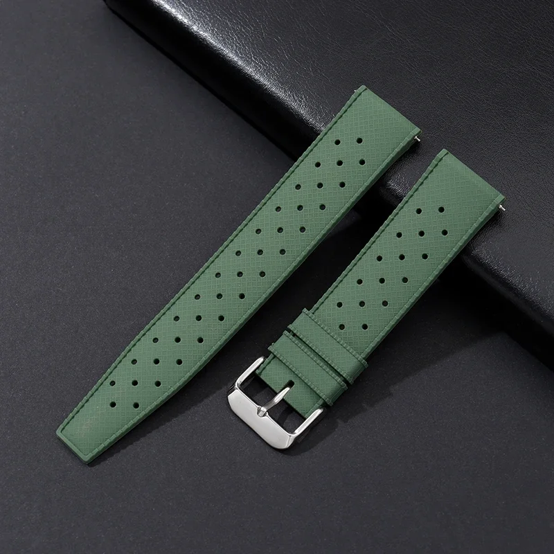 Soft Rubber Smartwatch Strap 18mm 20mm 22mm Universal Replacement Watch Band Men's Women's Quick Release Watchband Accessories