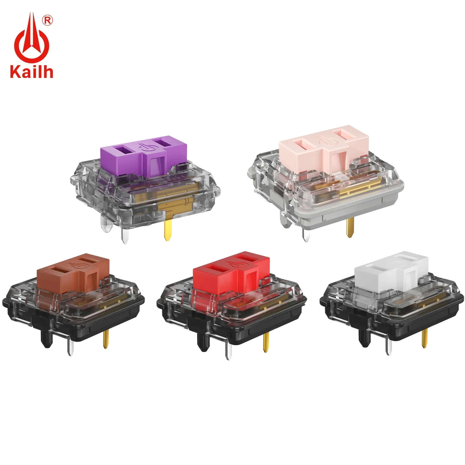 Kailh Choc Low Profile Switch 1350 Chocolate Keyboard Switch Clicky Tactile Linear White Switches Mechanical Keyboard for Laptop