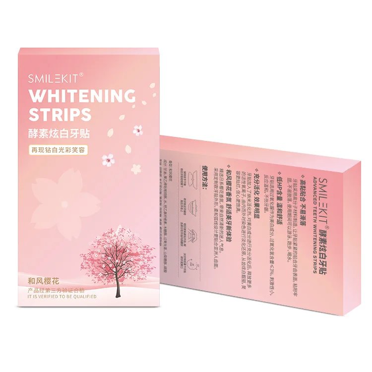 28/14Pcs New PAP+ Charcoal Gel Teeth Whitening Strips Activated Bamboo Dental Veneers Tooth Bleaching Stain Removal Oral Care