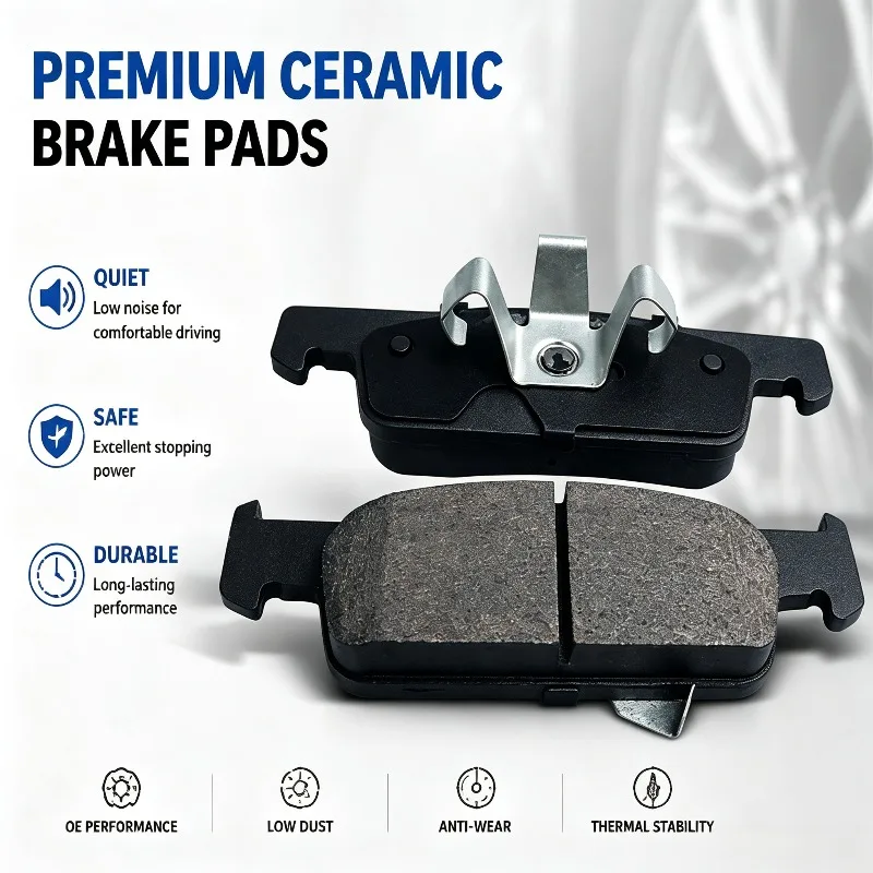Fits Mercedes-Benz SMART 16 - forfour Brabus SMART forfour Ceramic Front Brake Pads D1955