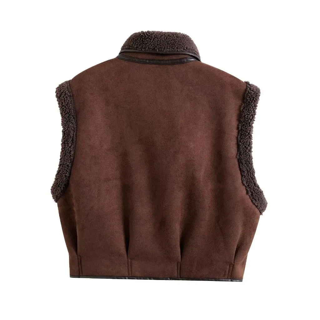 Chaleco de piel de invierno para mujer Estilo europeo y americano Nuevo suministro al por mayor