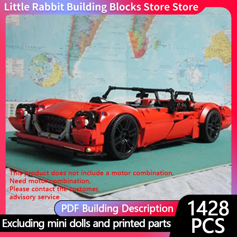 Speed Racing Car Model MOC Building Bricks High-Performance Sports Car Modular Technology Children Holiday Gifts Assemble Toys