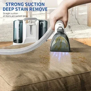 US Plug Cloth Cleaning Machine Spray Suction Integration,Deep Strong Sofa and Seat Carpet Curtain Mattress Trim Cleaning