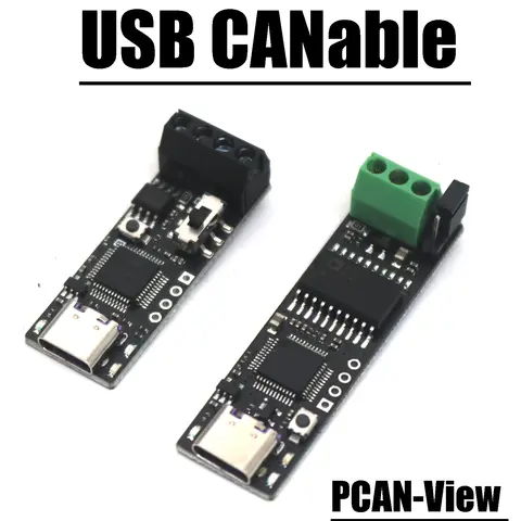 USB CANable Pro USB To CAN PCAN CAN Bus Debugging Tool Converter Adapter Support PCAN View Communication Software Cangaroo