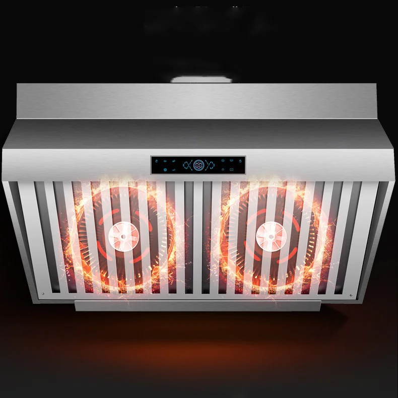 

Вытяжка коммерческая из нержавеющей стали 2м, с вентиляцией, для кухни отеля, с двойным мотором 1000 Вт, высокая мощность всасывания, сенсорное управление, класс энергоэффективности