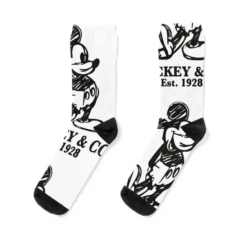 

Classic drawing of a mouse Socks japanese fashion summer soccer anti-slip Hiking boots Socks For Man Women's