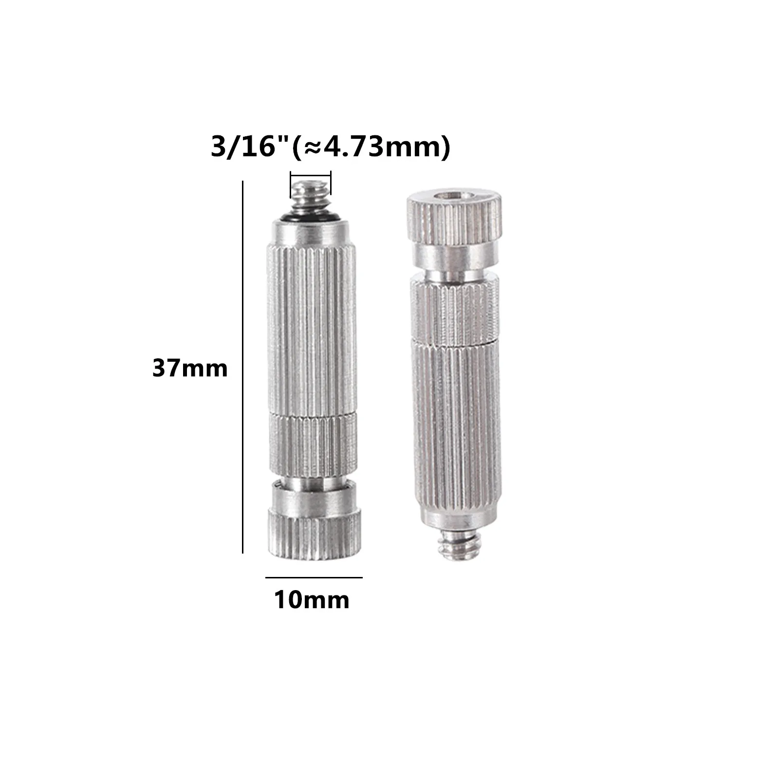 Jardim água nebulização bicos com filtro dentro, alta pressão, pátio, agricultura arrefecimento humidificar, 0.1mm ~ 0.5mm, 50pcs