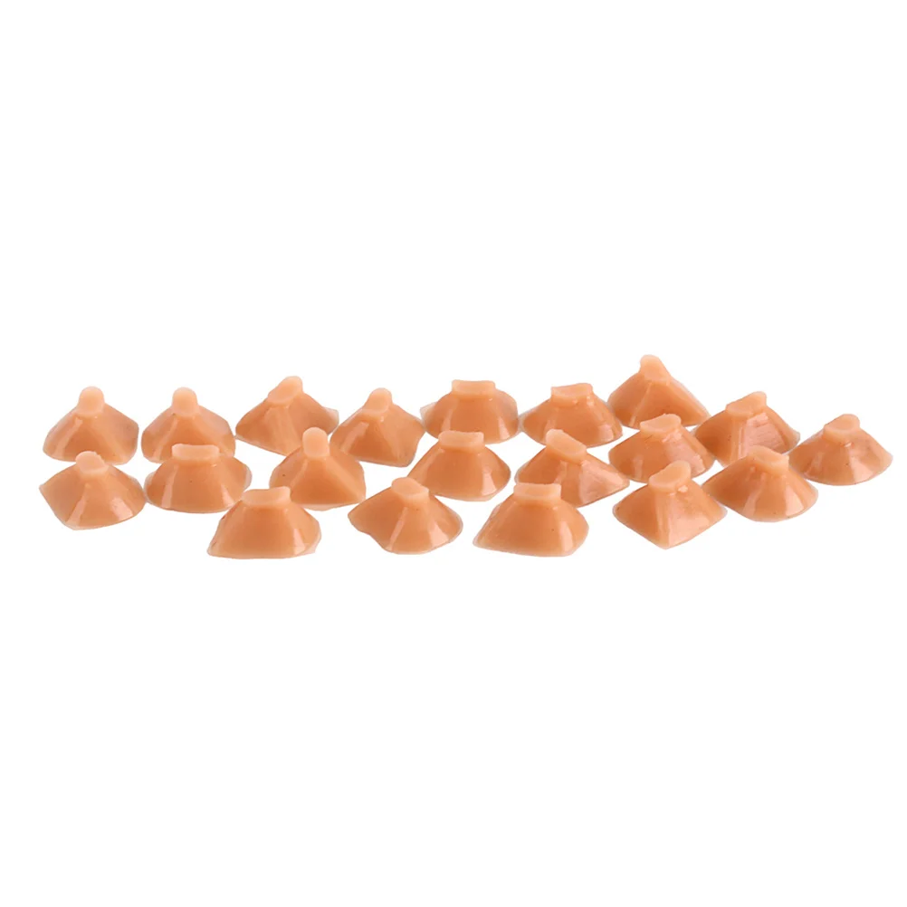 

20Pcs Professional Copper Flute Silicone Pad for Horn and Trumpet Key Pads Replacement Flute Accessory Horn Key Pad