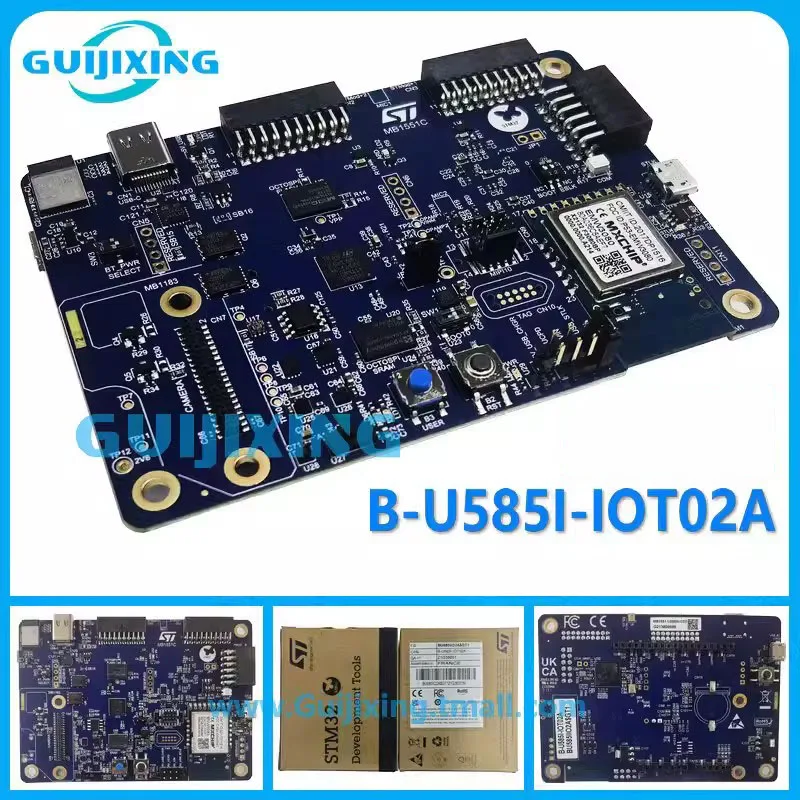 B-U585I-IOT02A uses the STM32U585AII6 IoT node stm32u5 development board