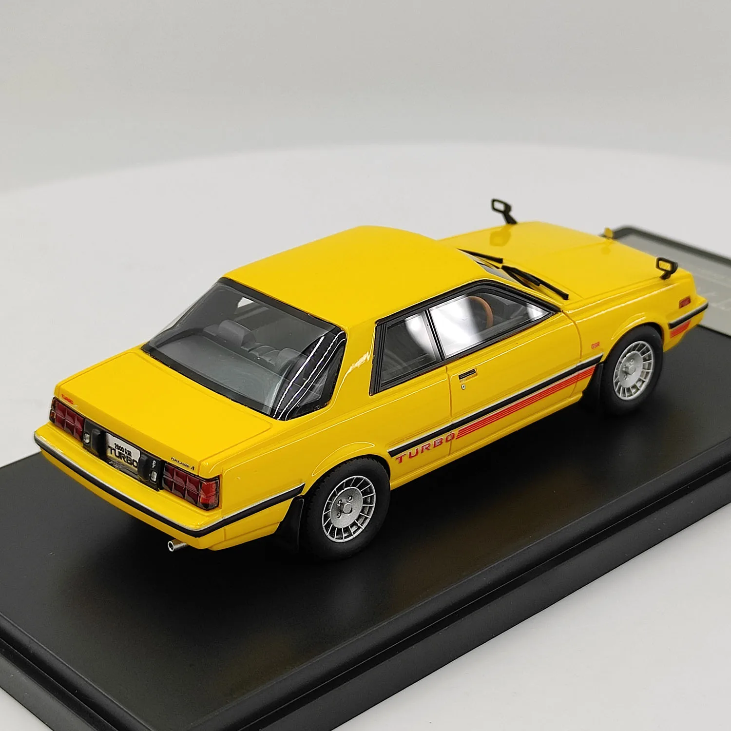 Hi-Story 1:43 Skala Mitsubishi Elegance 2000 GSR TURBO 1980 Model Samochodu z Żywicy