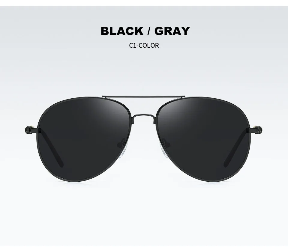 Legierung Pilot getönte Lesesonnenbrille Männer klassisch täglich schwarz fertig Presbyopie Brillen Outdoor Shade Brillen – Detail 7
