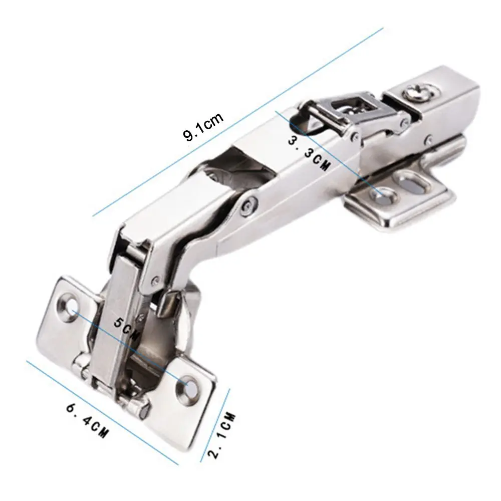 Hardware 165 degrees Hydraulic Folding Damper Buffer Door Hinge Window Accessories Furniture Supplies