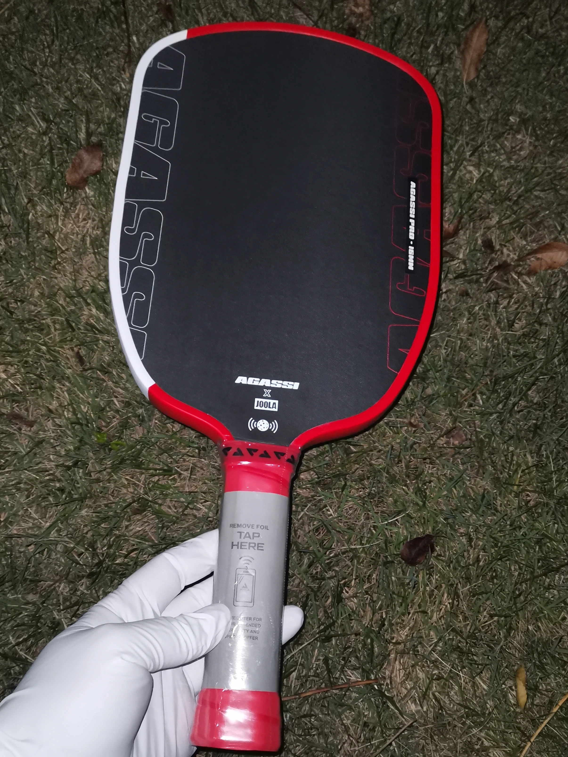 joola-agassi-offensive-t700-carbon-fiber-pickleball-paddle-14mm-sweet-spot-hard-badminton-racket-sandblasted-surface-grip