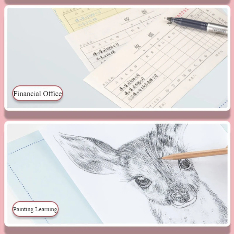 Pink Student Writing Pad, Soft A3 Homework Pad, A4 Exam Board Silicone Pad, A4 Drawing Board School Accessories Bar