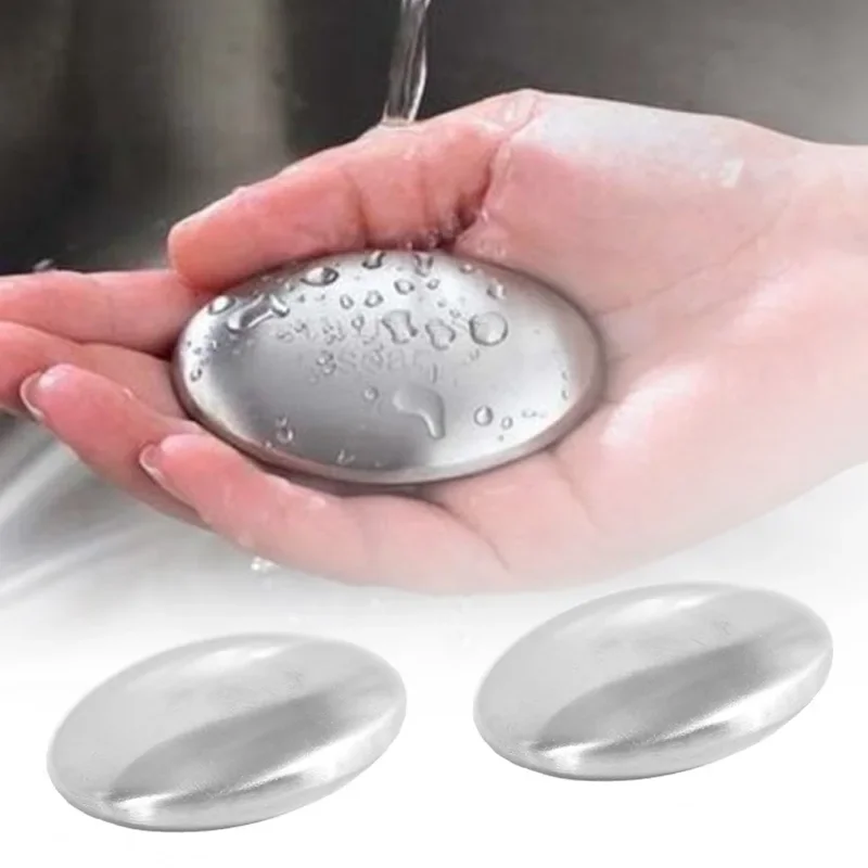 Chef Soap Stainless Steel Hand Odor Remover Bar Magic Soap ElimInates Garlic/Onion Etc Smells Kitchen Gadget Tool Accessories