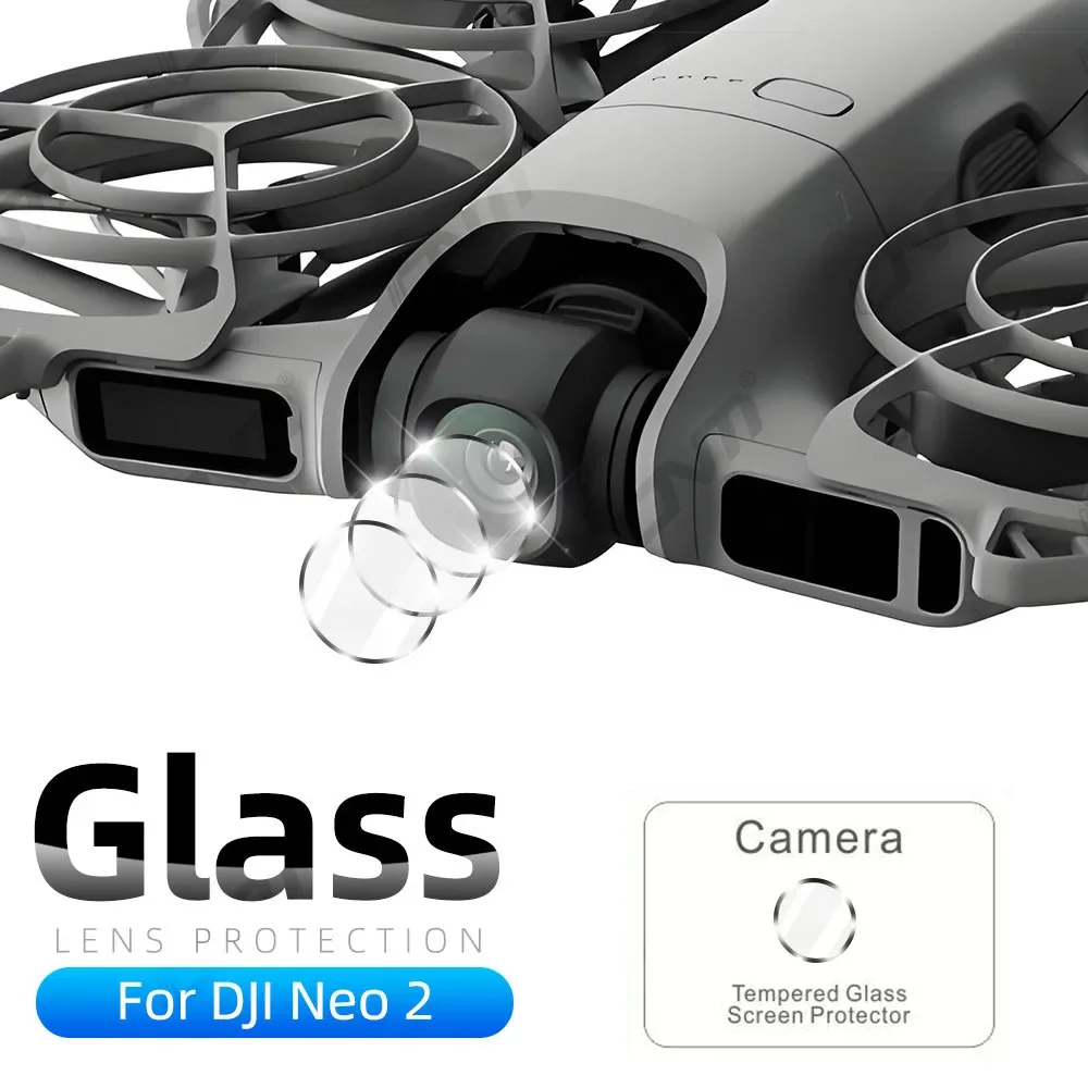 Lens Protector for DJI Neo 2 Drone Camera HD Tempered Glass Anti-Scratch Protective Film for DJI Neo 2 Accessories