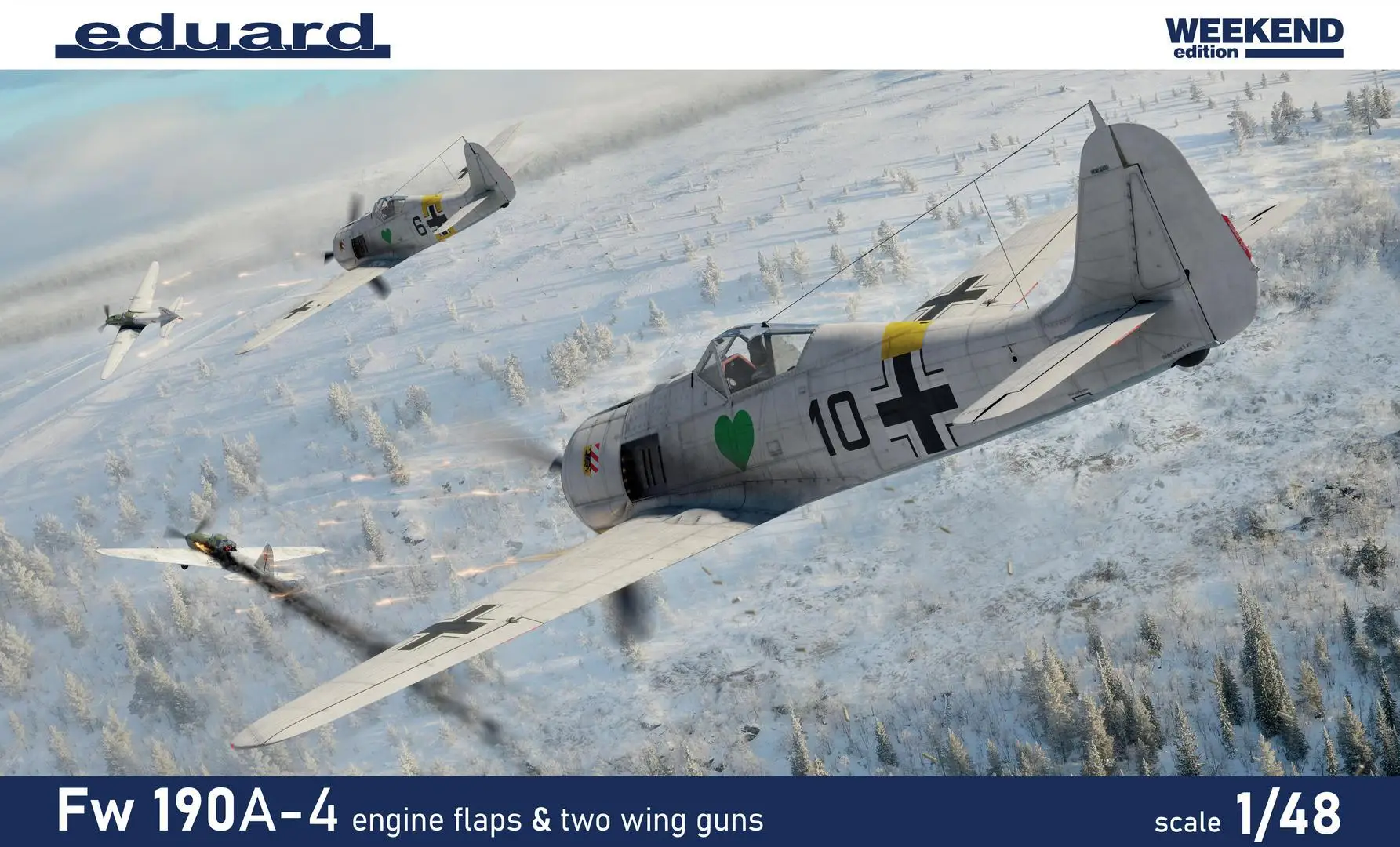 Modelo plástico educacional, Weekend Edition, 84117, 48, Fw190A-4