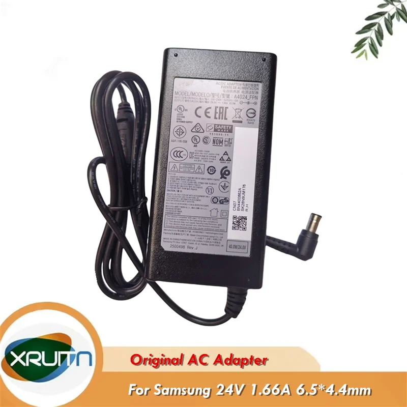 

Оригинальный адаптер переменного тока A4024-FPN для зарядного устройства SAMSUNG SOUNDBAR 24 В 1,66 А N450 K550 HW-R50C HW K450 HW-N550ZC HW-K650 HW-J550 HW-Q60T