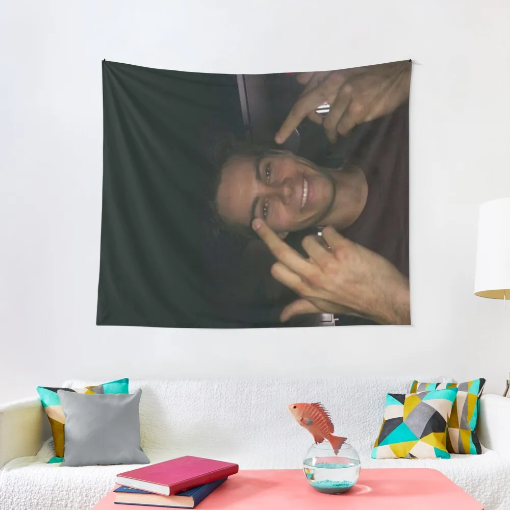 dylan o’brien middle fingers Tapestry Decoration Pictures Room Wall Wallpapers Home Decor Things To The Room Tapestry