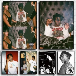 Fashion Rapper Music Star Playboi Carti Art Home Decoration For Living Room Wall Decor Picture Posters Canvas Painting Poste
