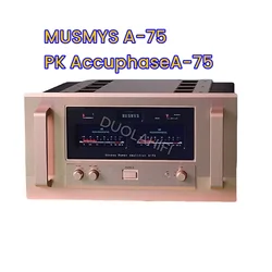 NEW MUSMYS A-75 Pure Class A 120W*2 4ohm HIFI Power Amplifier 12 Field Effect Power Transistors PK AccuphaseA-75