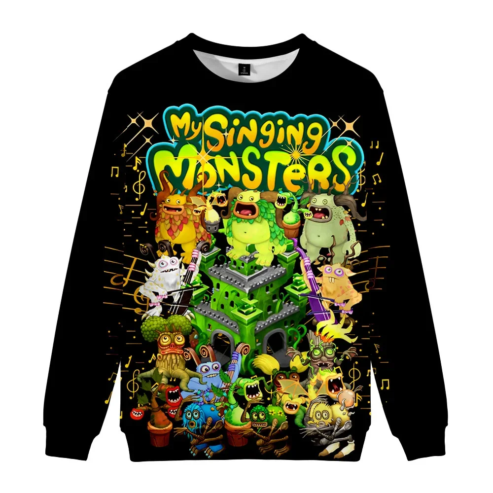 Kids boys my singing monsters Hoodie Anime Character Print Cosplay Sweatshirt Wubbox little girl Hoodie Pullover