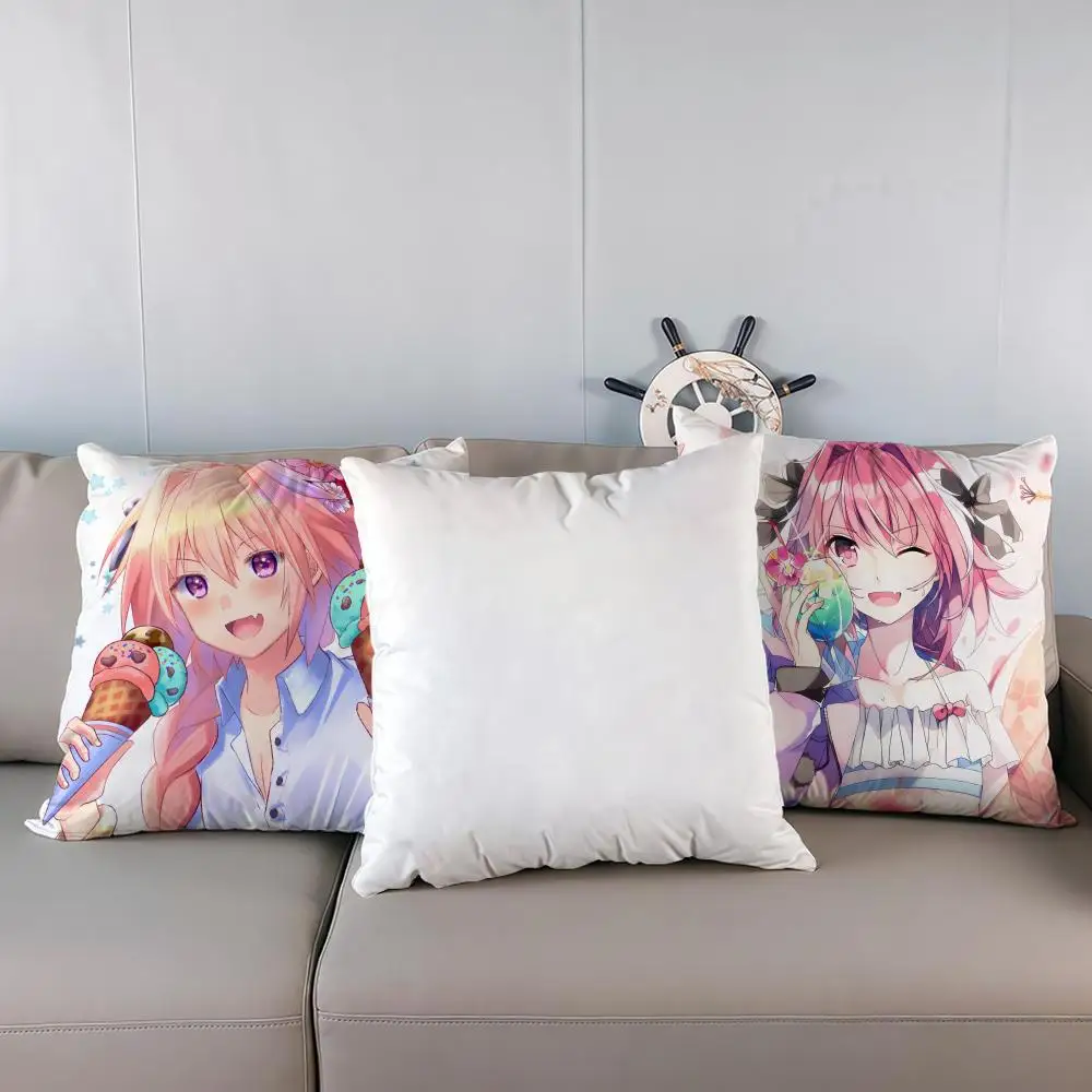 

Fate Apocrypha Astolfo Anime Pillow Case Multi sized car seat cushions, luxurious home office, sofa decorative pillowcases