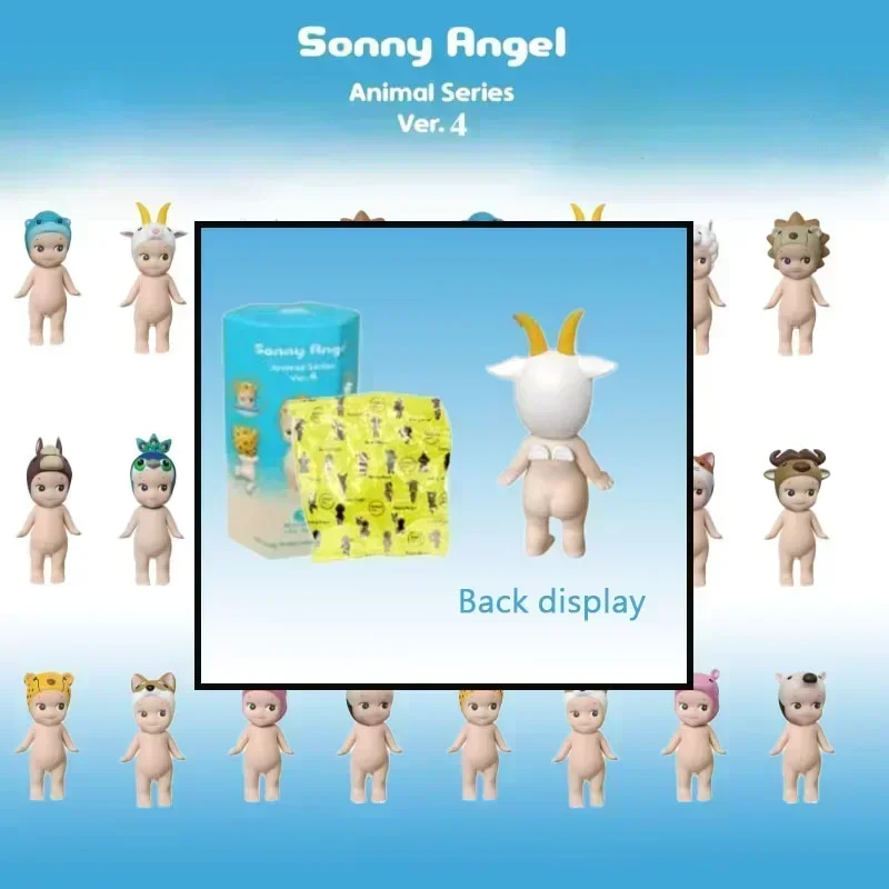 New Sonny Angel 4th Blind Box Generation Animal Standing Blind Box Mini Car Decoration Cupid Fashion Doll Birthday Gift Toy