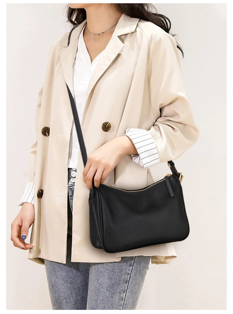 Kleine Handtasche für Damen, Trend 2026, Umhängetasche, modische Winter-Ledertasche für Damen, neuer Luxus. – Detail 4