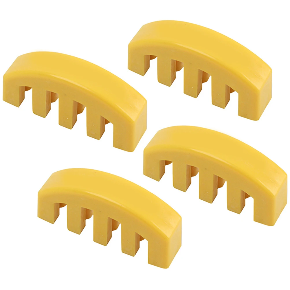 

4 Pcs Violin Mute Straight Mutes Accessories Instrument Parts Rubber Practice Aldult Practical