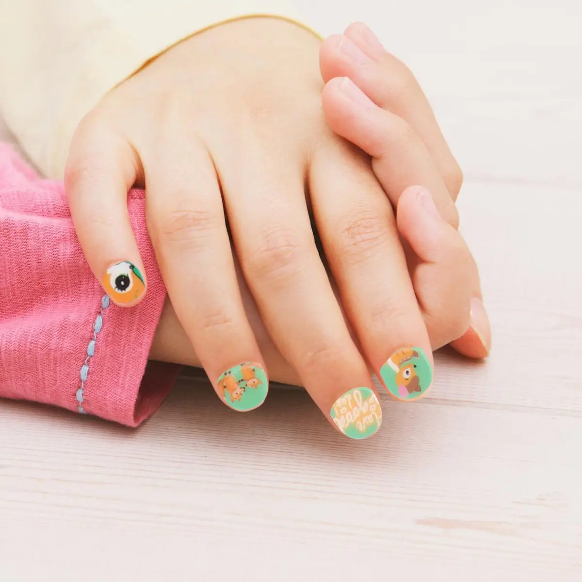 

6 шт. наклеек для ногтей с мультяшными рисунками, накладные ногти для самостоятельного маникюра, инструменты для маникюра, принадлежности для праздников и мероприятий, товары для нейл-арта