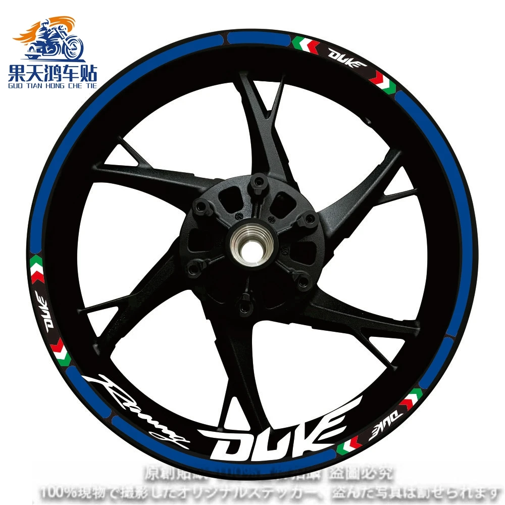 

Reflective Motorcycle Wheel Stickers Hub Decals For KTM Ready To Race R2R Super Duke 690 790 890 1290 390