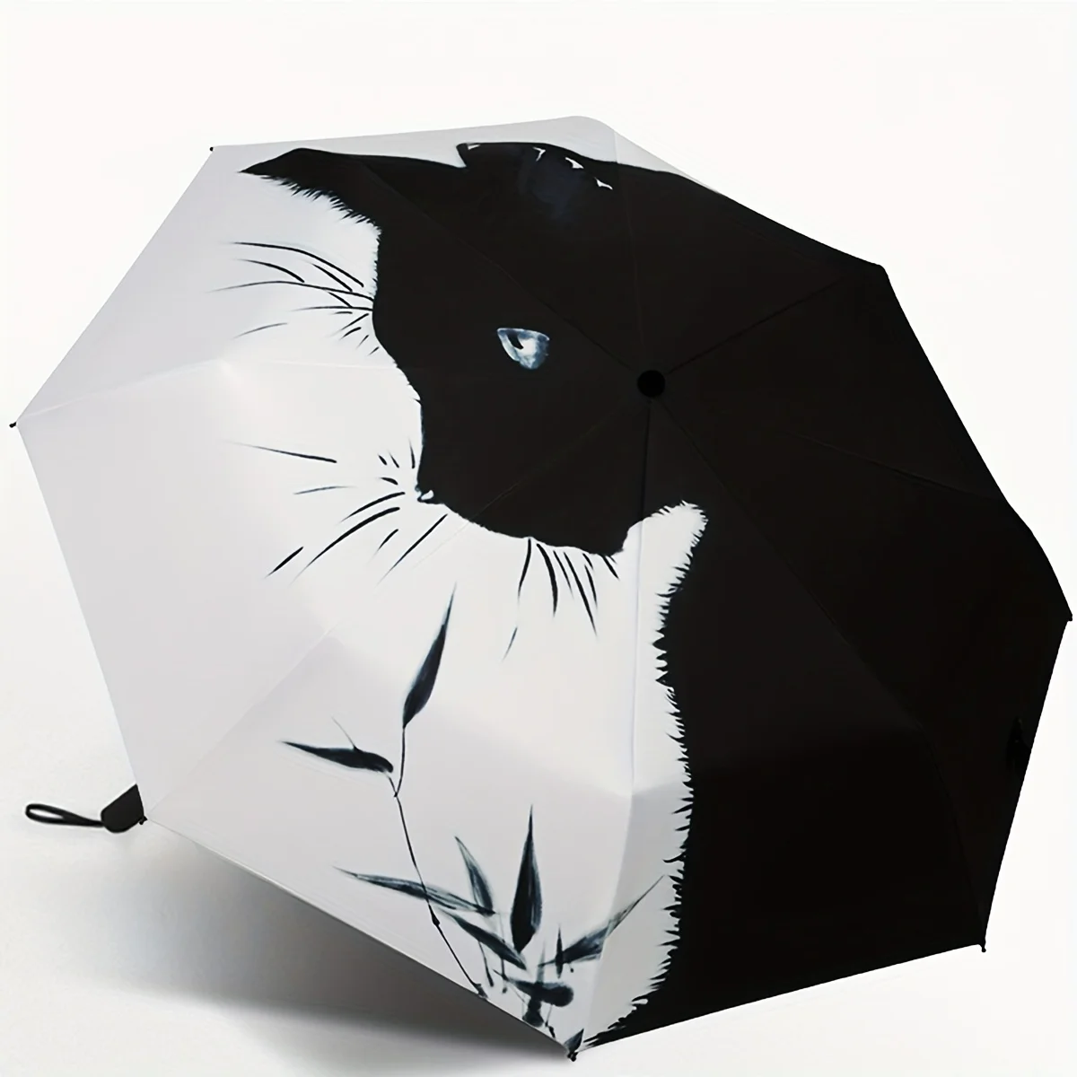 Fully automatic Black Cat Forest Series Instagram Umbrella Sun Umbrella Folding Sun Umbrella Student Sun Umbrella