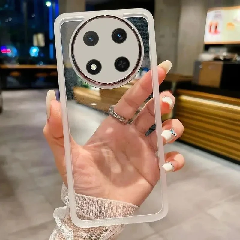 حافظة لهاتف هواوي هونور X9D لهاتف هونور X9C X9B X9A X9C حافظات هواتف ذكية من السيليكون الشفاف حامي الكاميرا غطاء خلفي للعدسة كابا