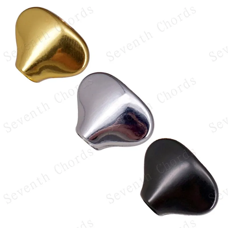 6Pcs Metal Fish Tail Shape Guitar Tuning Peg Tuners Machine Head Buttons Knob Handle Tip Gold Black Chrome Guitar Accessories