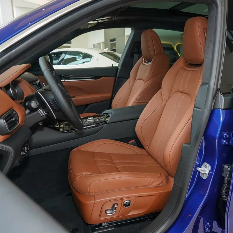 

5 Seats Custom for Maserati Levante 2016 - 2023 Car Seat Covers Protector Breathable Cushion Season Interior Styling Accessories
